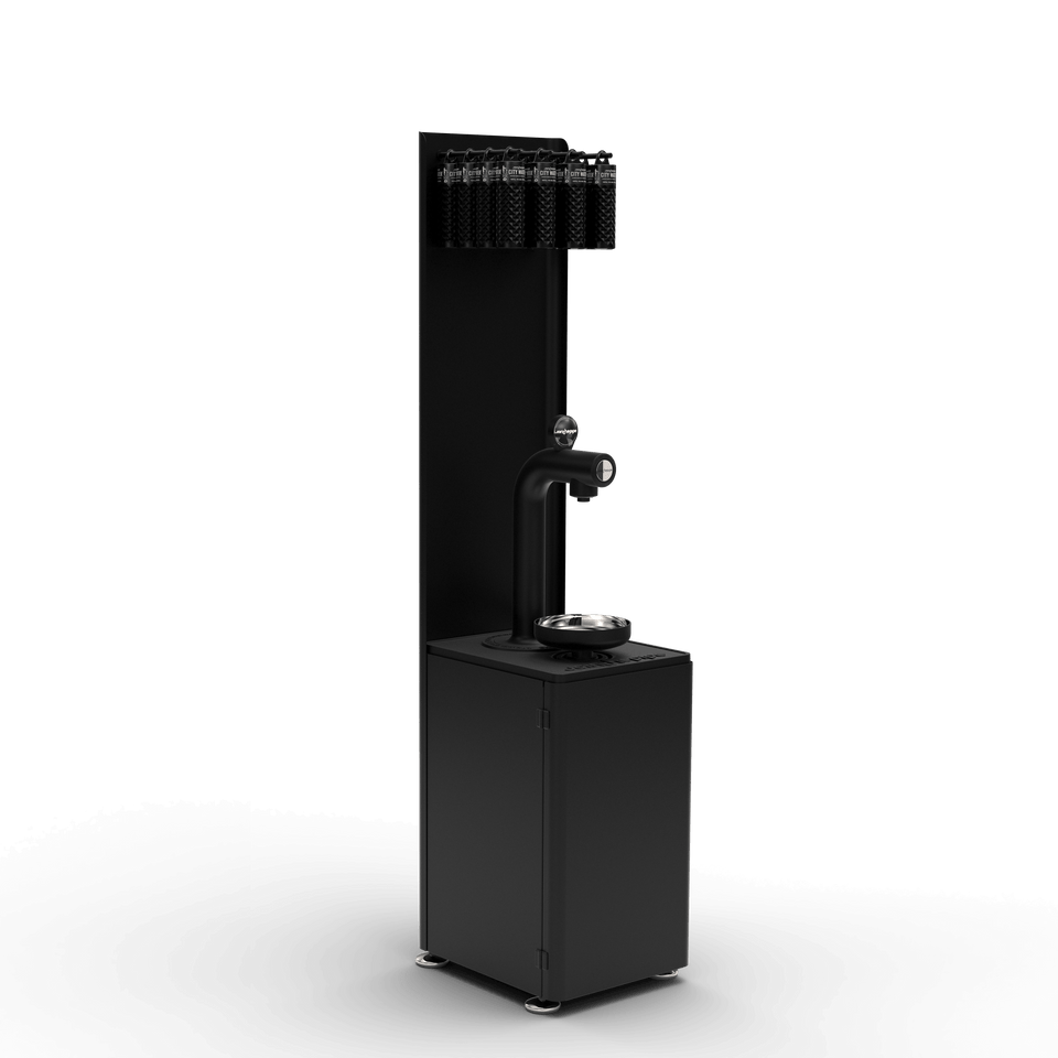 Bar Tap with Back Plate / Bottle Rack - Refill Station Indoor | Join The Pipe