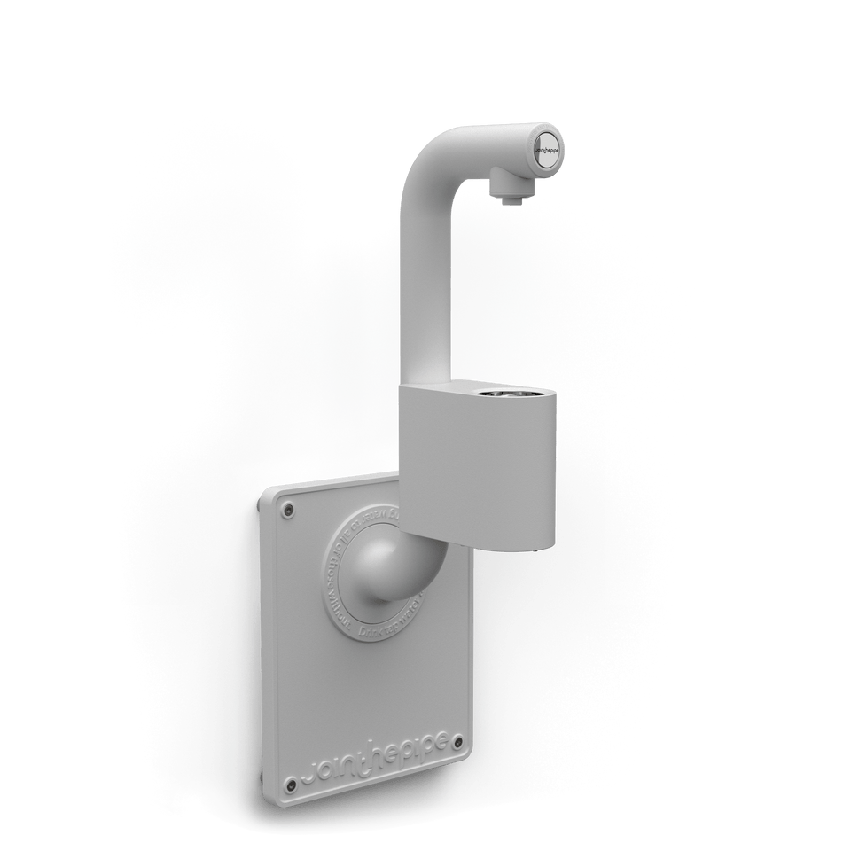 Wall Tap with Drip Tray - Refill Station Outdoor/Indoor | Join The Pipe