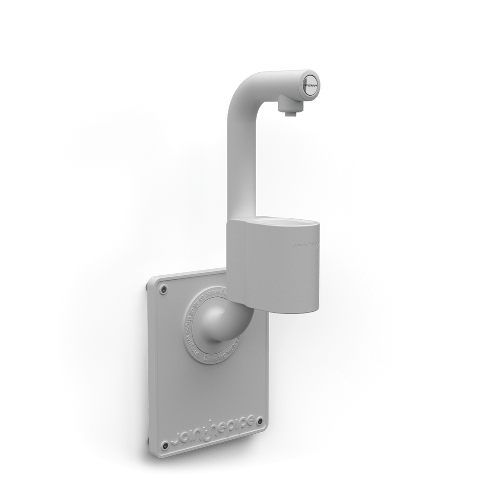 Wall Tap with Drip Tray - Refill Station Outdoor/Indoor | Join The Pipe