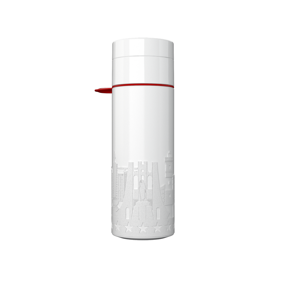 Branded Water Bottle (City Bottle) | Accra Bottle 0.5L Bottle Color: White, Black | Join The Pipe