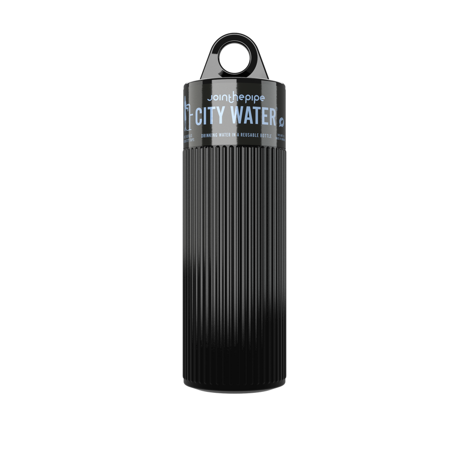 Filled Bottle | City Water Atlantis Bottle Color: Black | Join The Pipe
