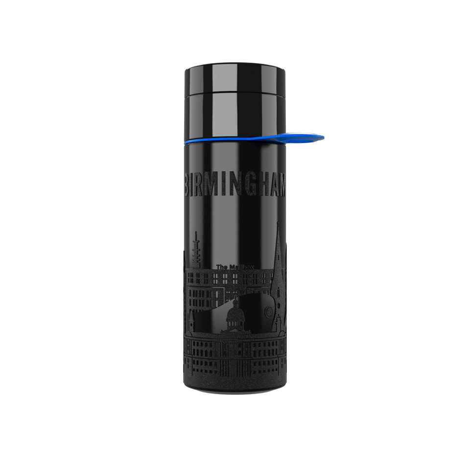 Branded Water Bottle (City Bottle) | Birmingham Bottle 0.5L Bottle Color: Black | Join The Pipe