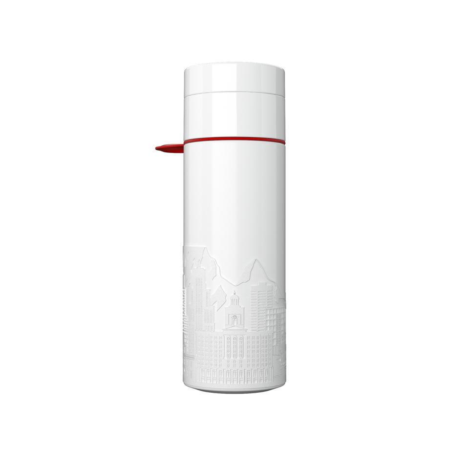 Water Bottle (City Bottle) | Cape Town Bottle 0.5L Bottle Color: White, Black | Join The Pipe