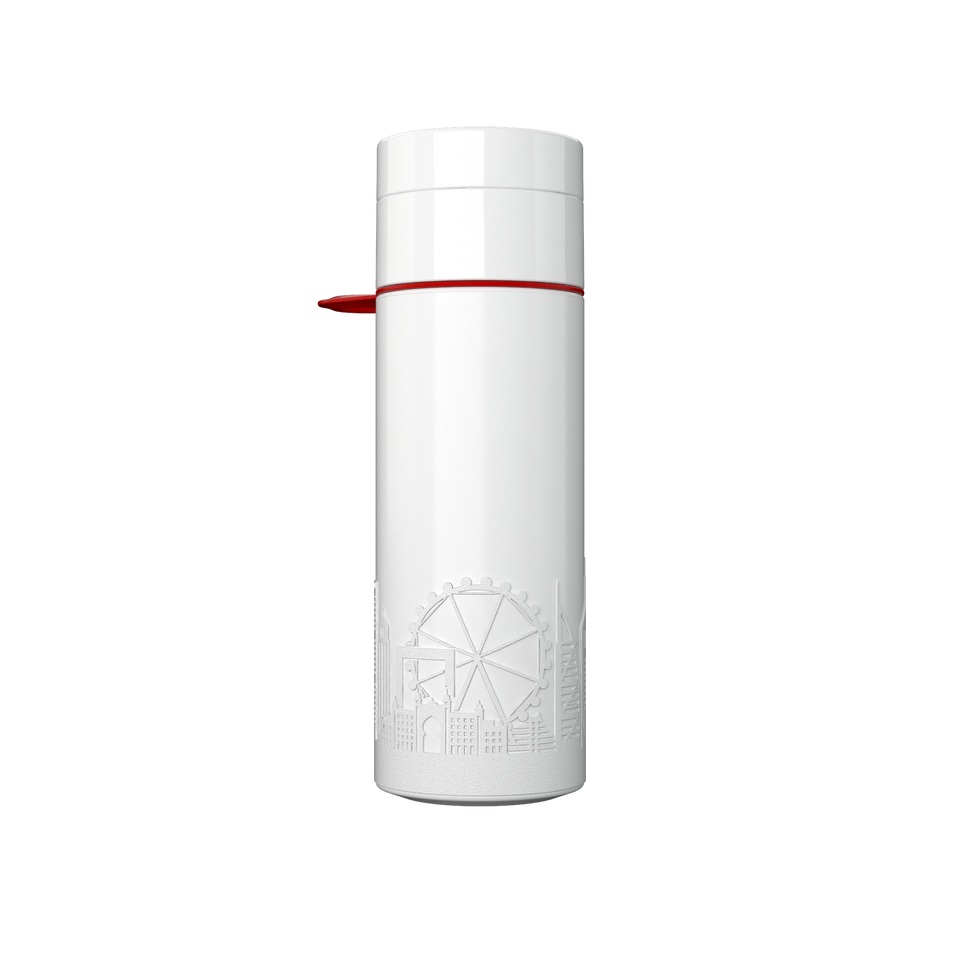 Branded Water Bottle (City Bottle) | Dubai Bottle 0.5L Bottle Color: White, Black | Join The Pipe