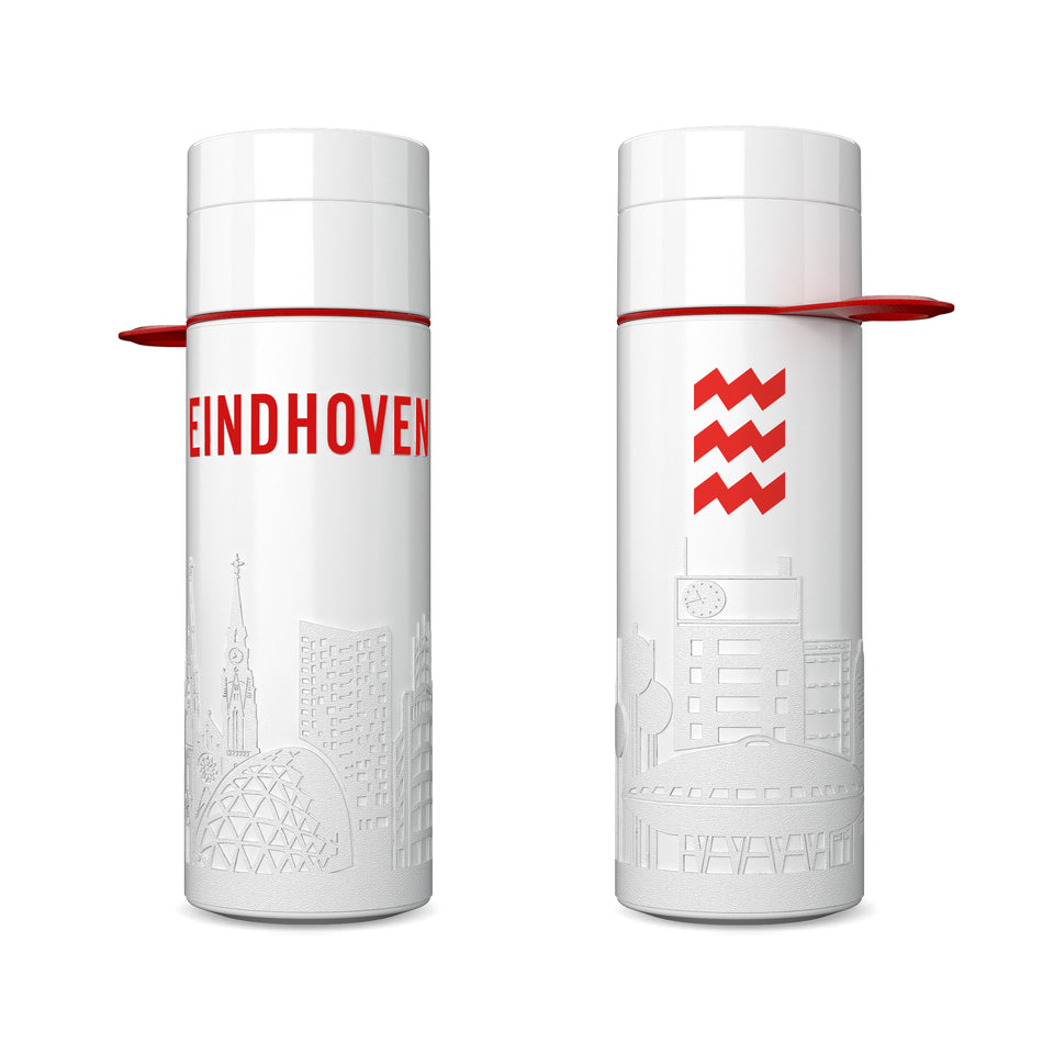 Branded Water Bottle (City Bottle) | Eindhoven Bottle 0.5L Bottle Color: White, Black | Join The Pipe