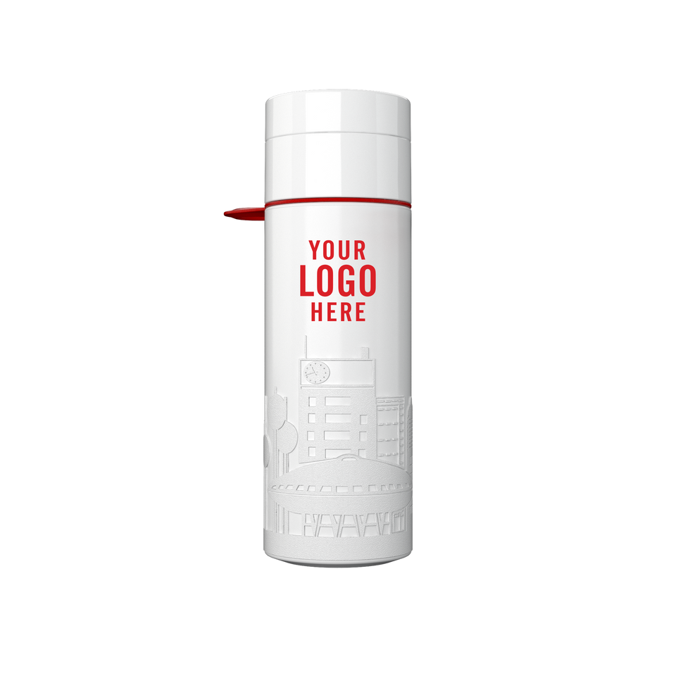 Branded Water Bottle (City Bottle) | Eindhoven Bottle 0.5L Bottle Color: White, Black | Join The Pipe