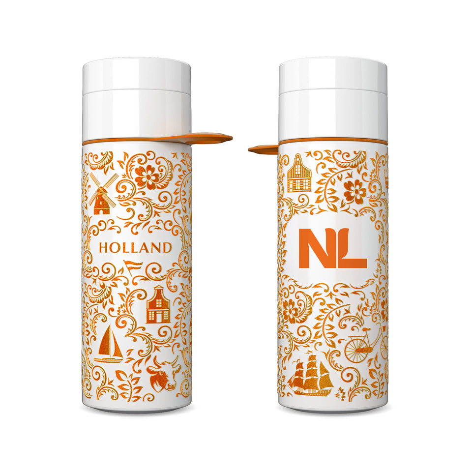 Branded Water Bottle (City Bottle) | Holland Bottle 0.5L Bottle Color: White, Black | Join The Pipe