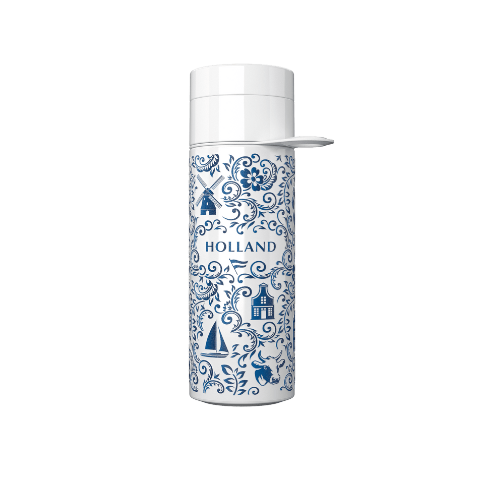 Holland Bottle Delft Blue 0.5L - Water Bottle (City Bottle) | Join The Pipe