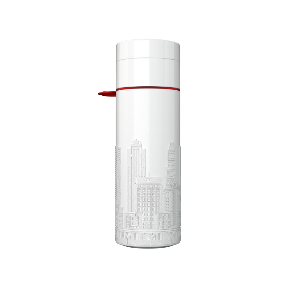 Branded Water Bottle (City Bottle) | Houston Bottle 0.5L Bottle Color: White, Black | Join The Pipe