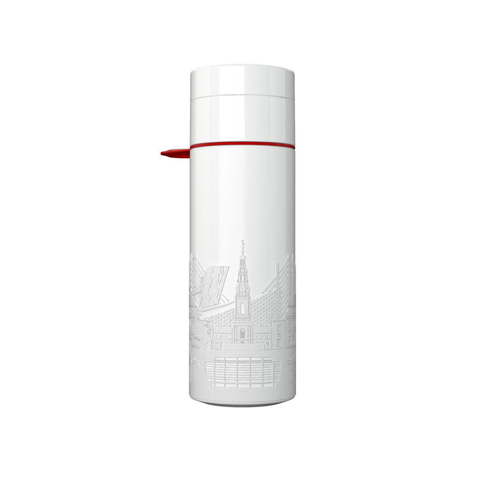 Water Bottle (City Bottle) | Copenhagen Bottle 0.5L Bottle Color: White, Black | Join The Pipe