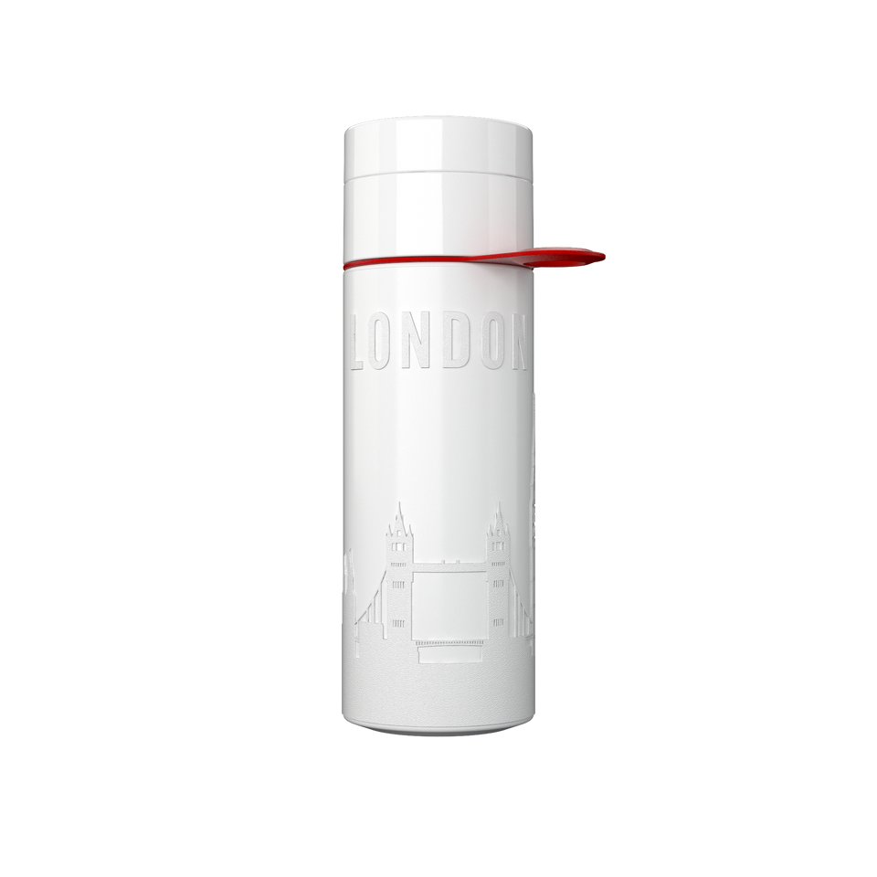 Water Bottle (City Bottle) | London Bottle 0.5L Bottle Color: White | Join The Pipe