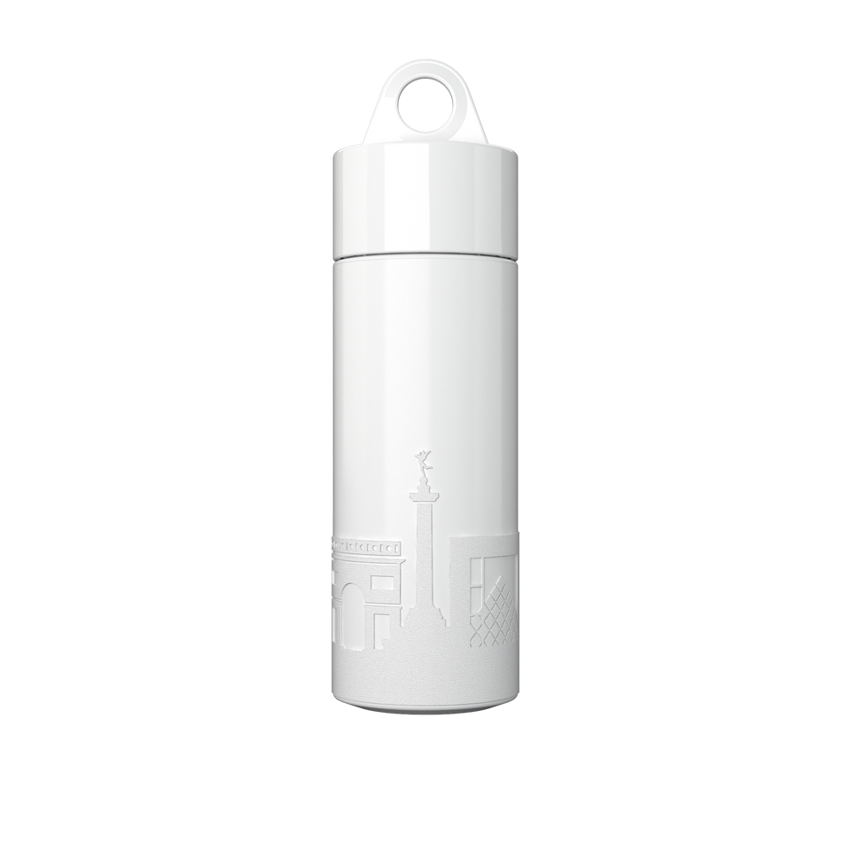 Filled Bottle | Paris City Water Color: White, Black | Join The Pipe