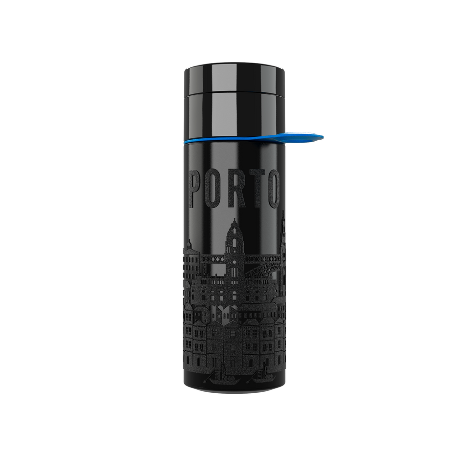 Branded Water Bottle (City Bottle) | Porto Bottle 0.5L Bottle Color: Black | Join The Pipe