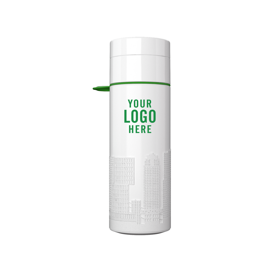 Branded Water Bottle (City Bottle) | Rotterdam Bottle 0.5L Bottle Color: White, Black | Join The Pipe