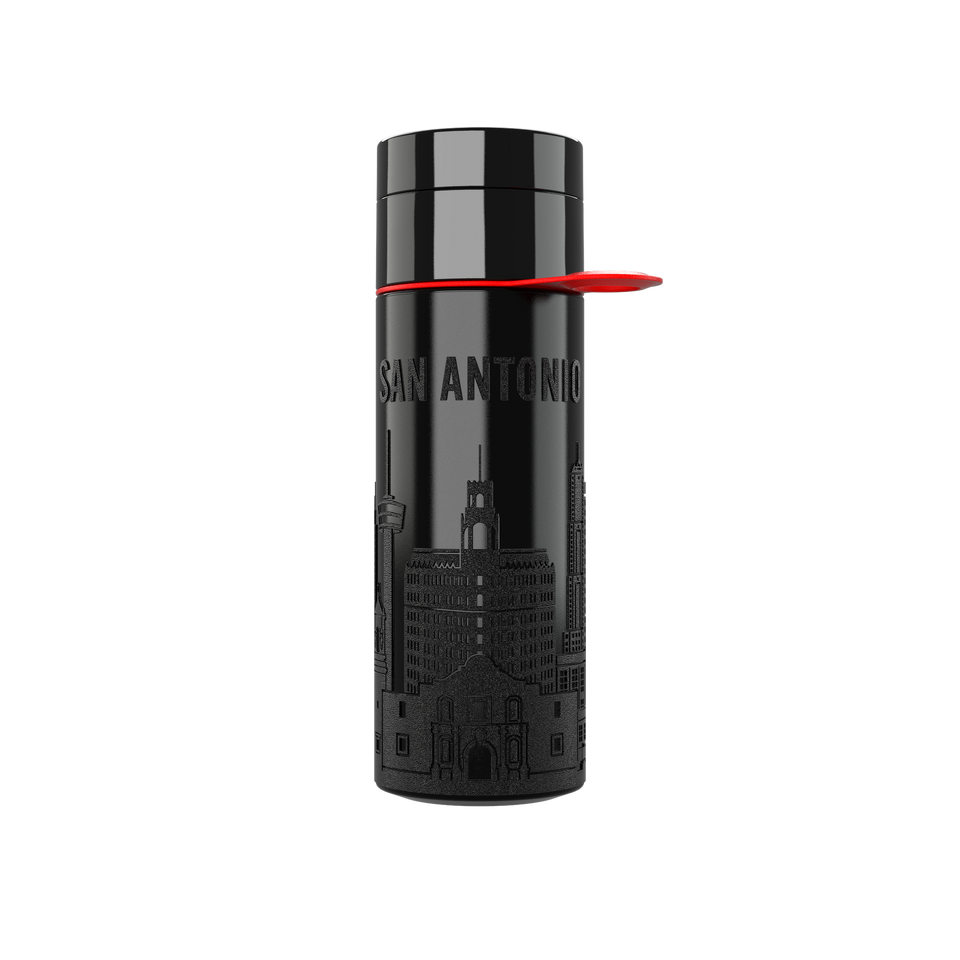 Water Bottle (City Bottle) | San Antonio Bottle 0.5L Bottle Color: Black | Join The Pipe