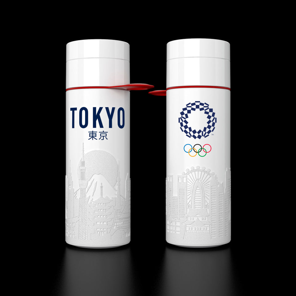 Branded Water Bottle (City Bottle) | Tokyo Bottle 0.5L Bottle Color: White, Black | Join The Pipe