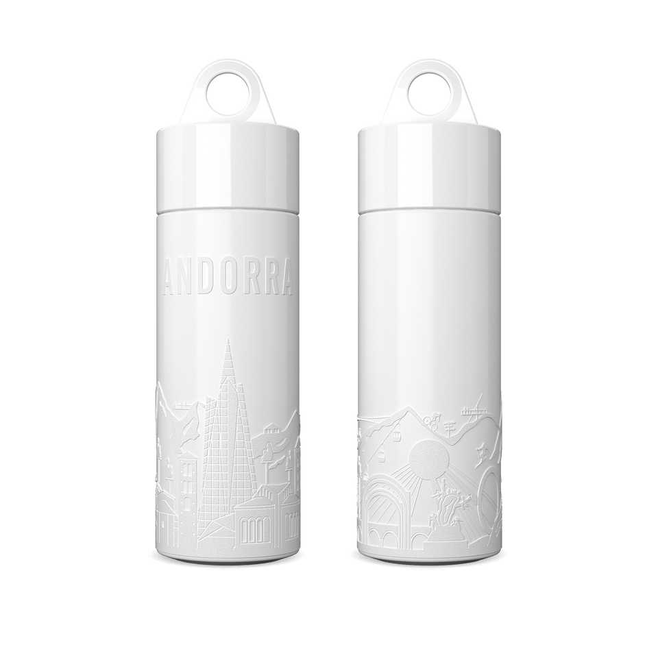 Andorra Bottle 0.5L - Branded Water Bottle (City Bottle) | Join The Pipe