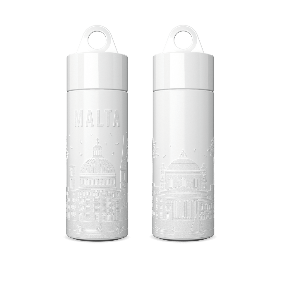 Malta Island Bottle 0.5L - Branded Water Bottle (City Bottle) | Join The Pipe