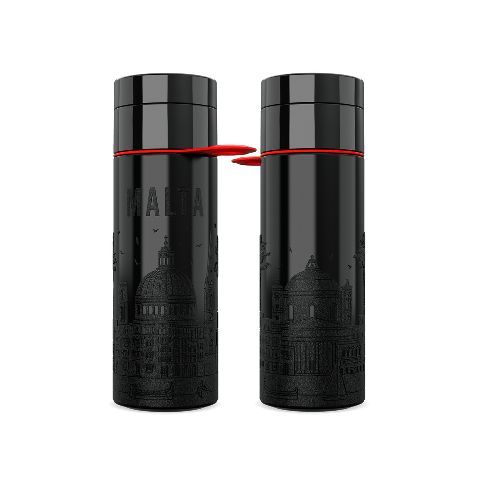 Malta Island Bottle 0.5L - Branded Water Bottle (City Bottle) | Join The Pipe