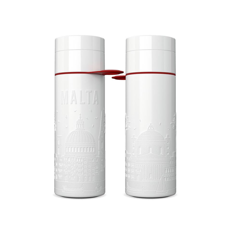 Malta Island Bottle 0.5L - Branded Water Bottle (City Bottle) | Join The Pipe