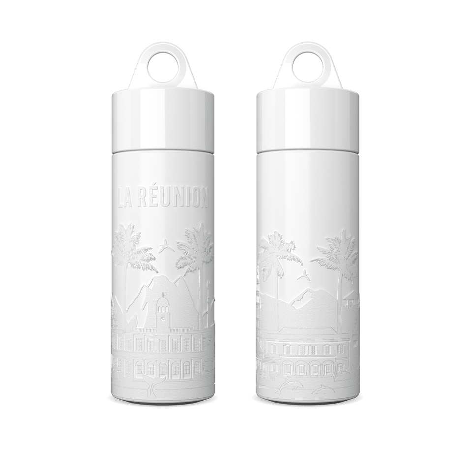 La Réunion Bottle 0.5L - Branded Water Bottle (City Bottle) | Join The Pipe