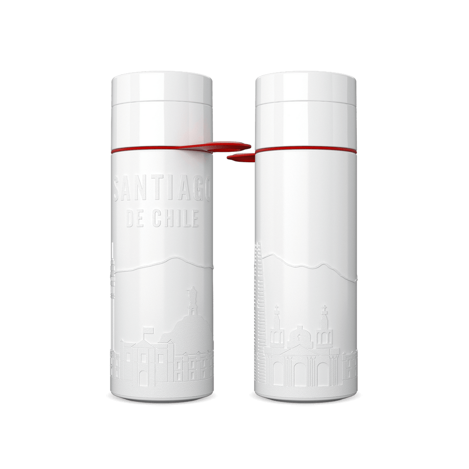 Santiago de Chile Bottle 0.5L - Branded Water Bottle (City Bottle) | Join The Pipe