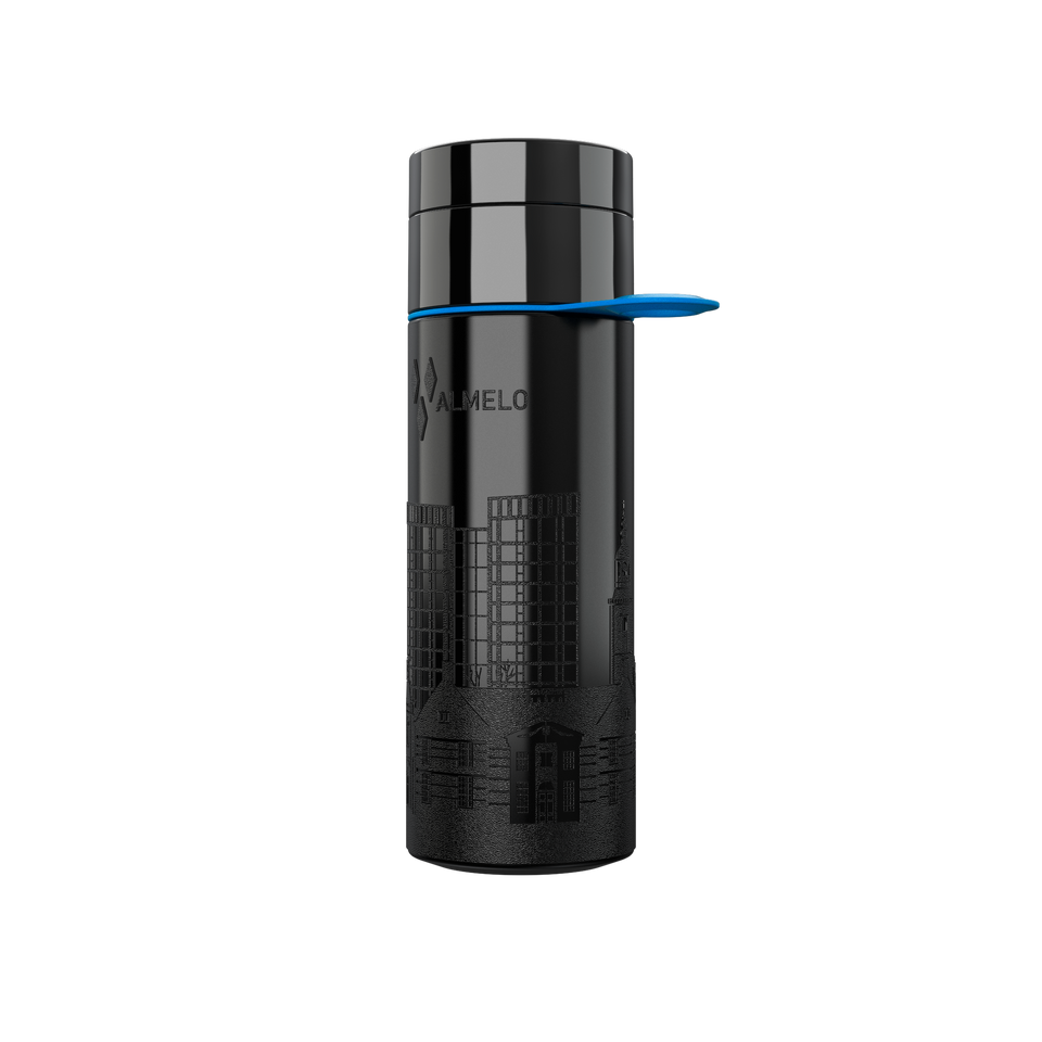 Branded Water Bottle (City Bottle) | Almelo Bottle 0.5L Bottle Color: Black | Join The Pipe