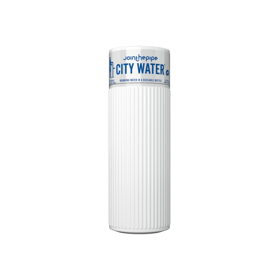 Filled Bottle | City Water Atlantis Bottle Color: White | Join The Pipe