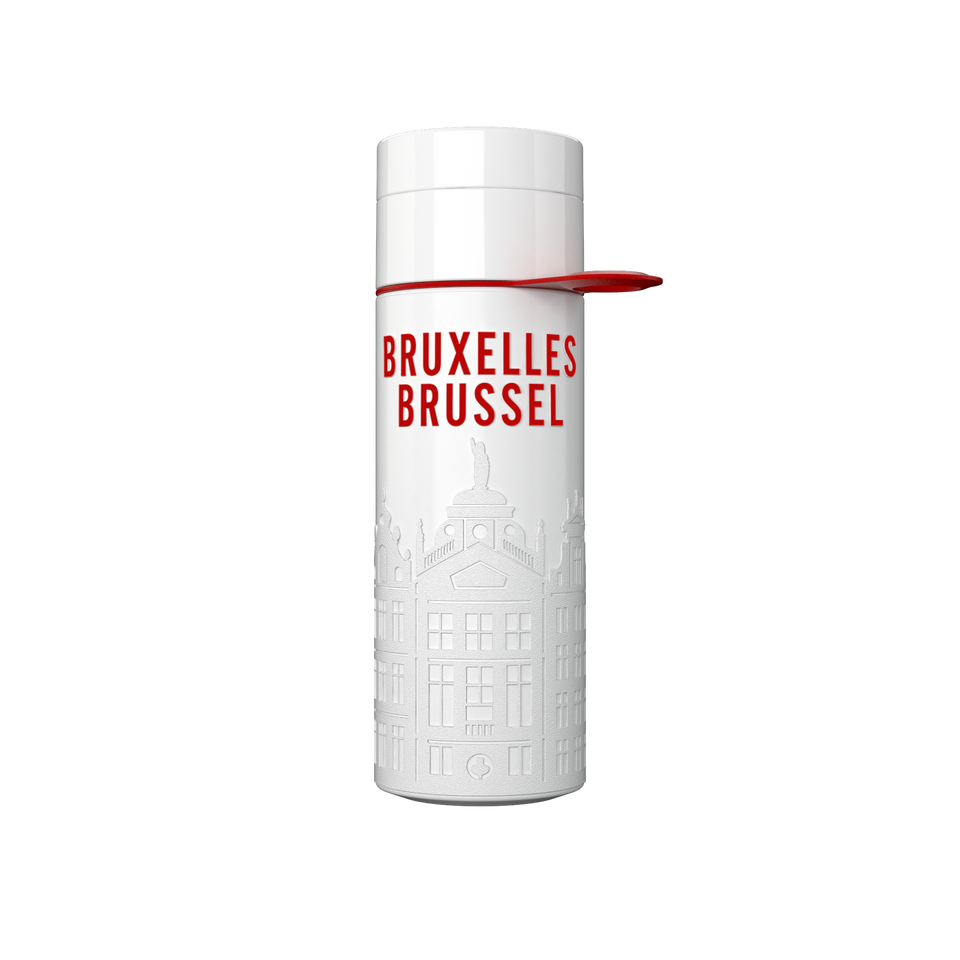 Branded Water Bottle (City Bottle) | Brussels Bottle 0.5L Bottle Color: White, Black | Join The Pipe