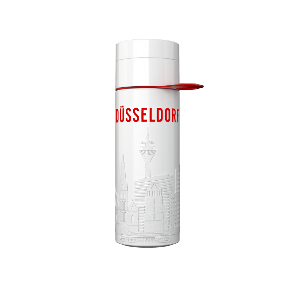 Branded Water Bottle (City Bottle) | Dusseldorf Bottle 0.5L Bottle Color: White, Black | Join The Pipe