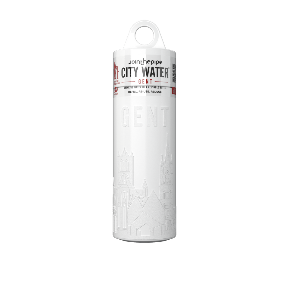 Filled Bottle | Gent City Water Color: White | Join The Pipe
