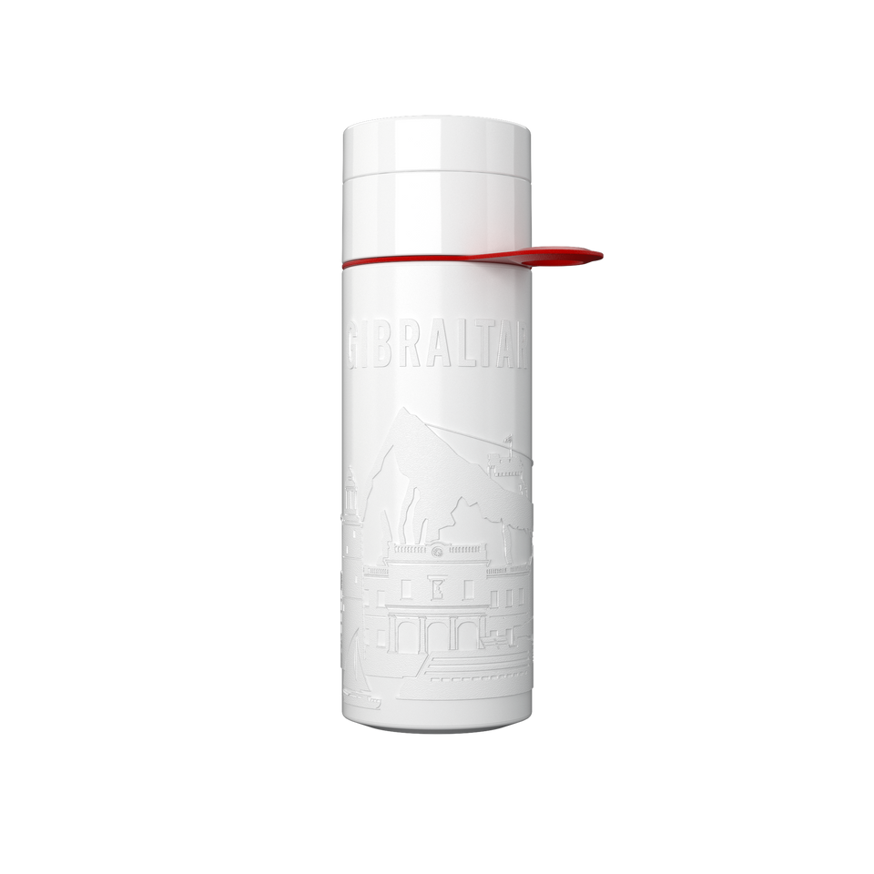 Branded Water Bottle (City Bottle) | Gibraltar Bottle 0.5L Bottle Color: White | Join The Pipe