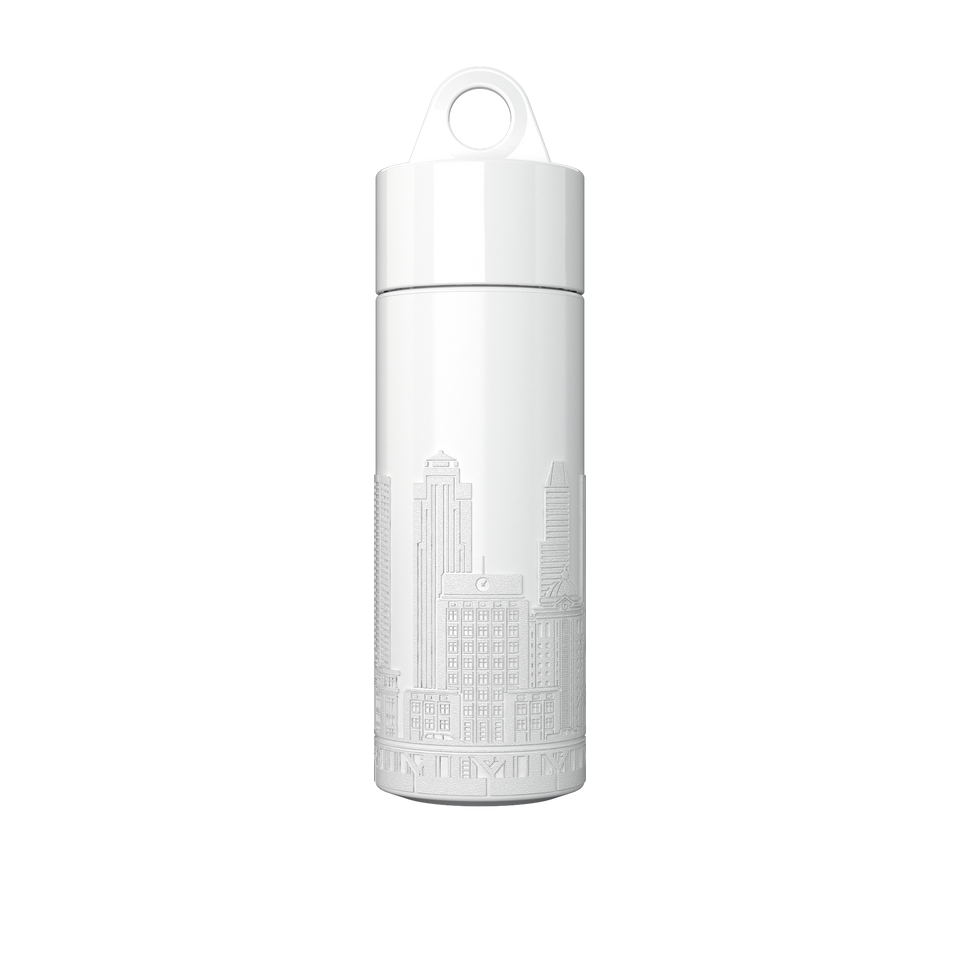 Filled Bottle | Houston City Water Color: White, Black | Join The Pipe