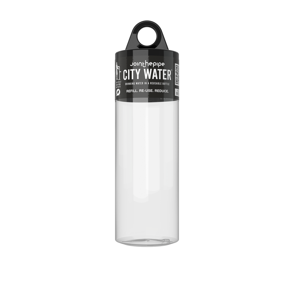 Filled Bottle | City Water Kumasi Bottle Color: Black | Join The Pipe