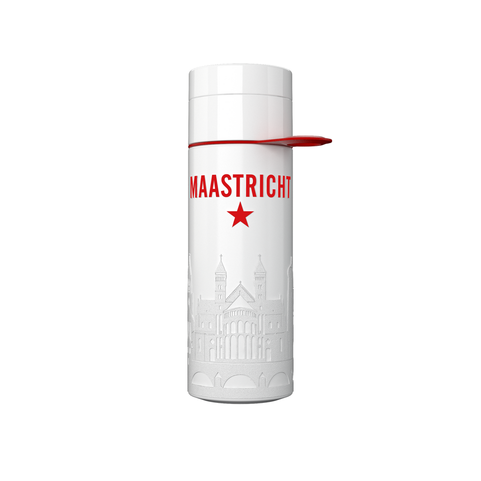 Branded Water Bottle (City Bottle) | Maastricht Bottle 0.5L Bottle Color: White, Black | Join The Pipe