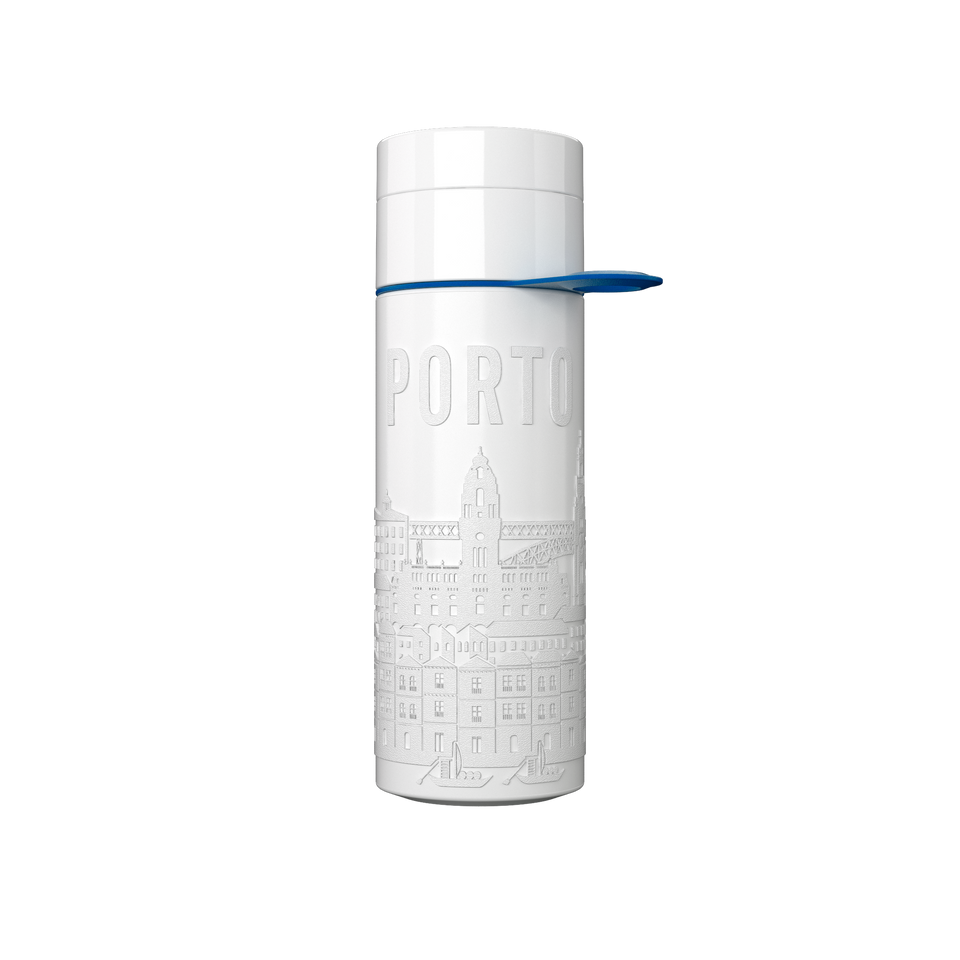 Branded Water Bottle (City Bottle) | Porto Bottle 0.5L Bottle Color: White | Join The Pipe
