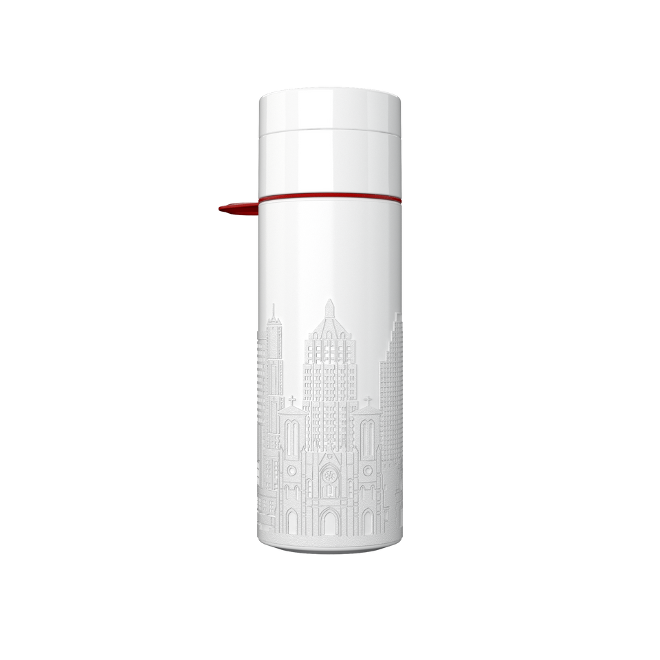 Branded Water Bottle (City Bottle) | San Antonio Bottle 0.5L Bottle Color: White, Black | Join The Pipe