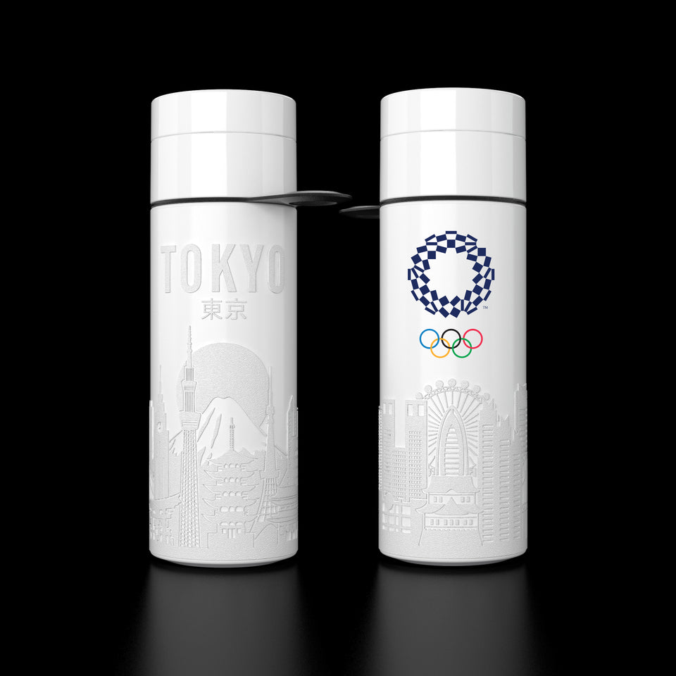 Branded Water Bottle (City Bottle) | Tokyo Bottle 0.5L Bottle Color: White, Black | Join The Pipe