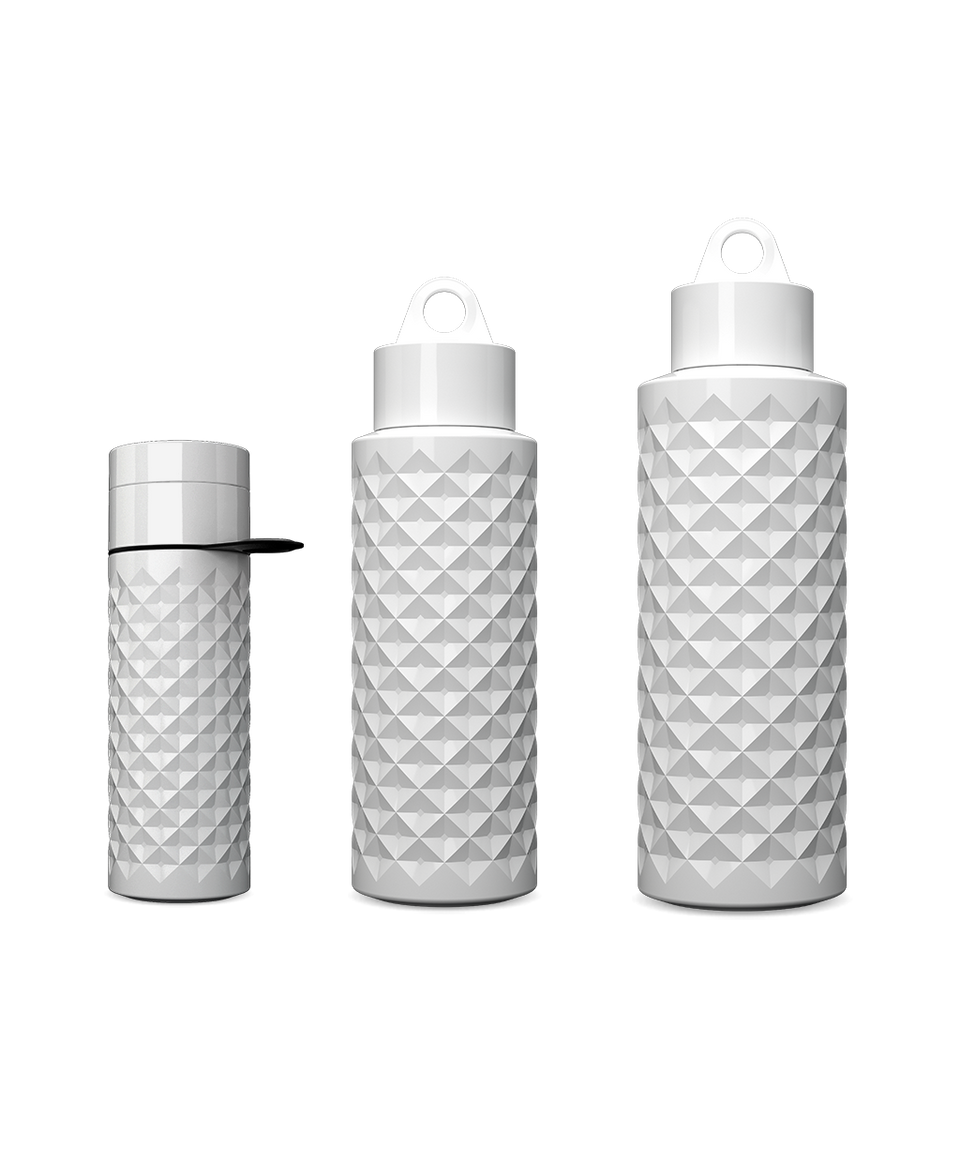 Water Bottle | Nairobi Bottle 1L Bottle Color: White, Black | Join The Pipe